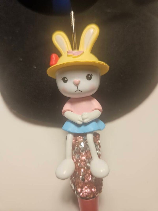 Söt kanin figur till penna