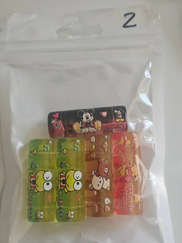Dekorativa avlång pärla- 5 pack