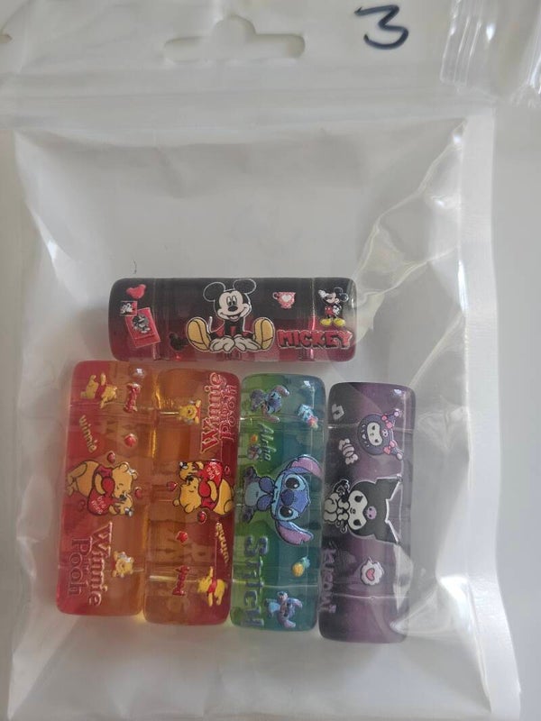 Dekorativa avlång pärla 5-pack