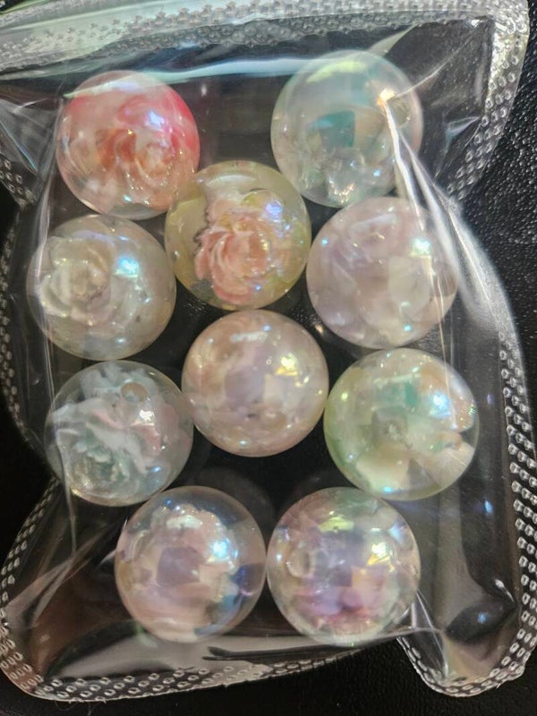 Pärlor mix 16 mm