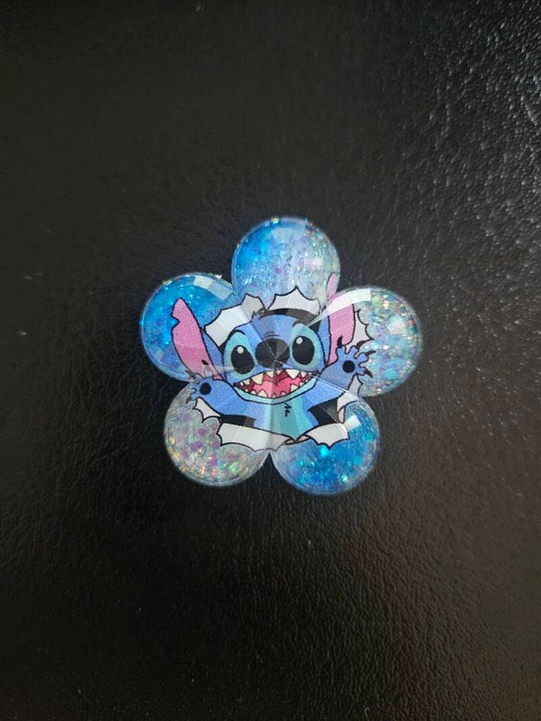 Blå figur med glitter