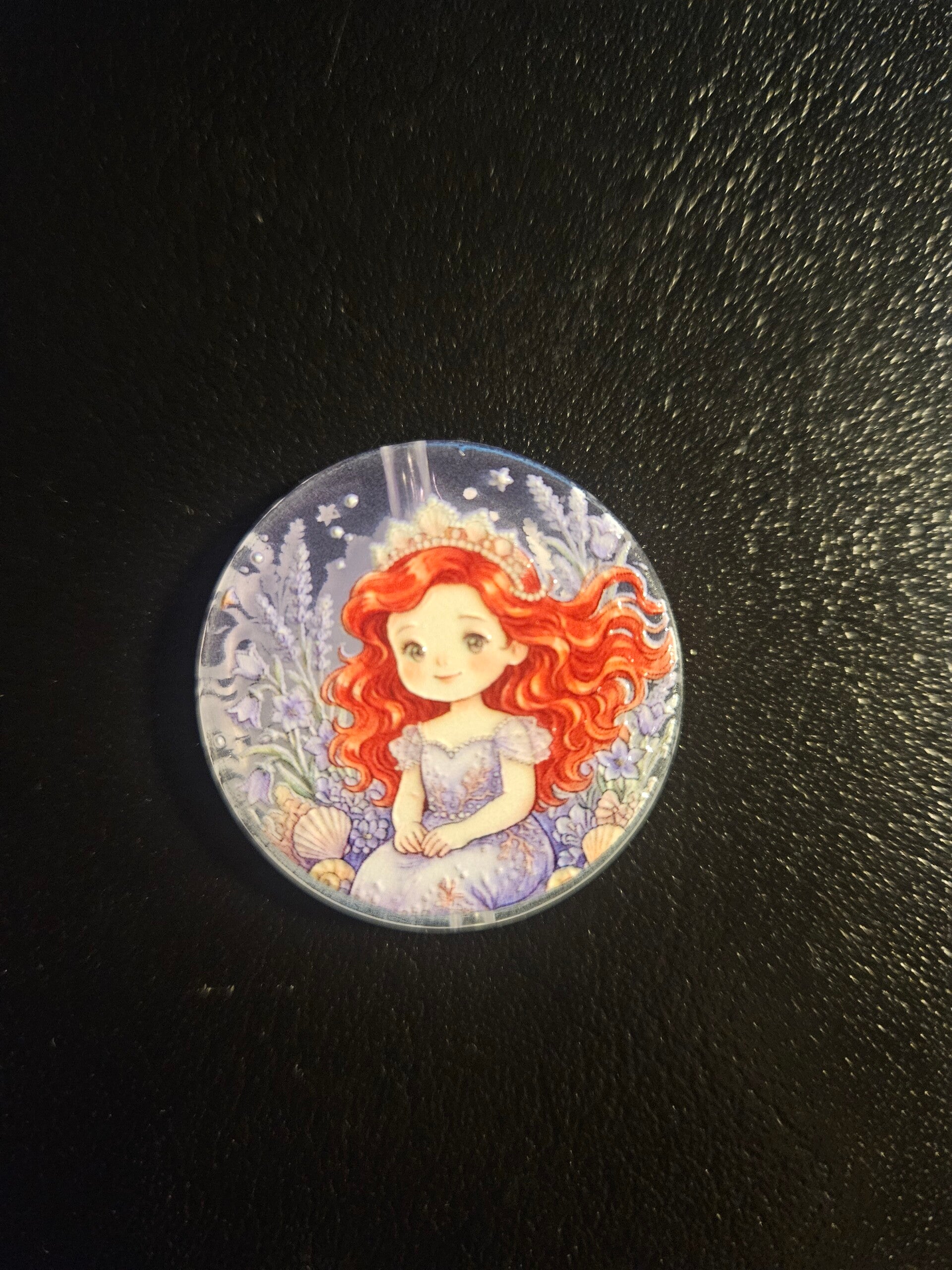 Rund akryl prinsessa
