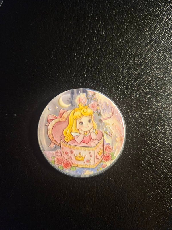 Rund akryl prinsessa
