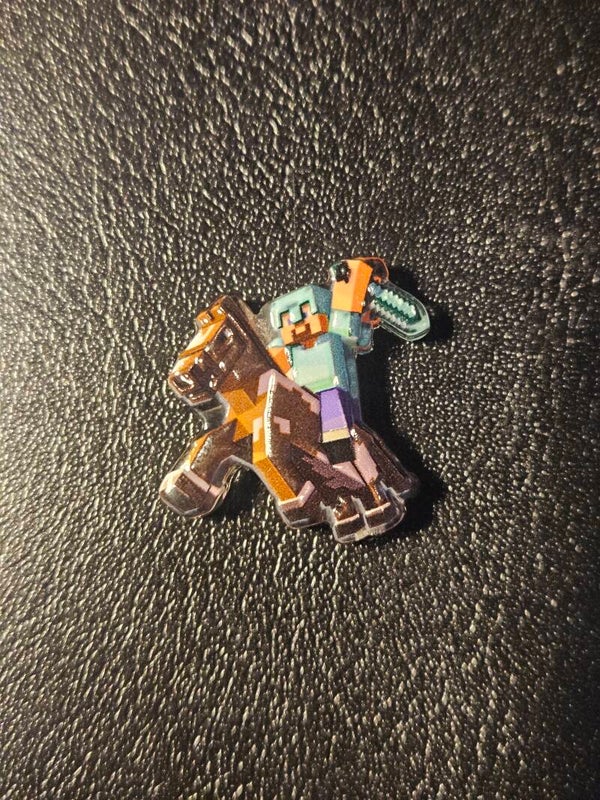 Minecraft inspirerad fokal
