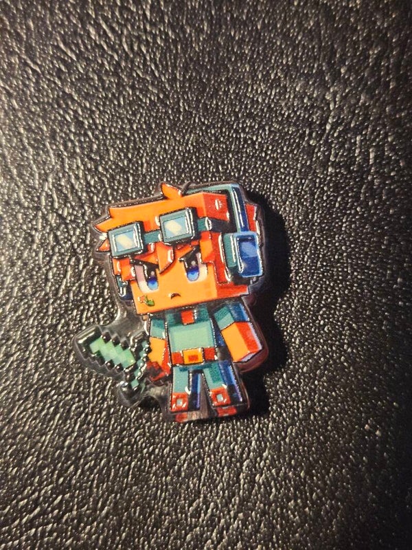Minecraft inspirerad fokal