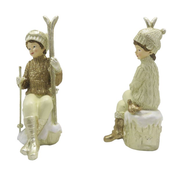 Decoratie Beeld Winter Kinderen