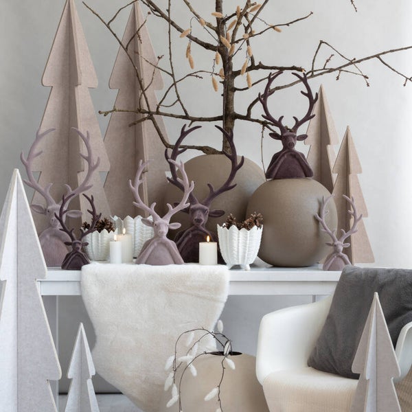 Decoratie Kerstboom van Vilt