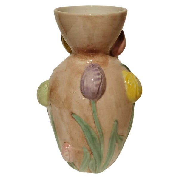 Vaas Beige met Tulpen