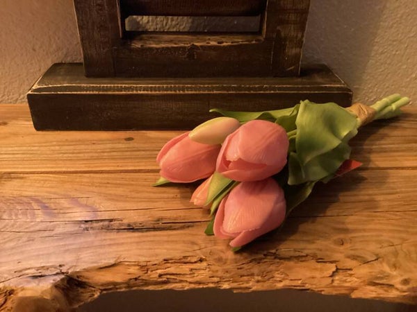 Bosje Real Touch Tulpen Roze