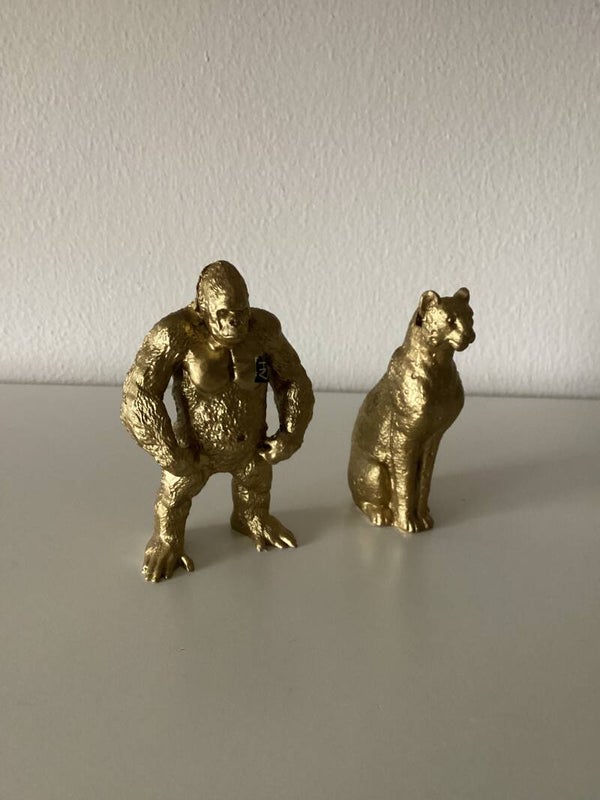 Decoratie Figuur Gorilla of Luipaard