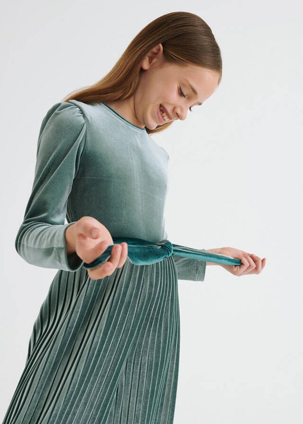 Mayoral Junior Velvet Jumpsuit 7825-78