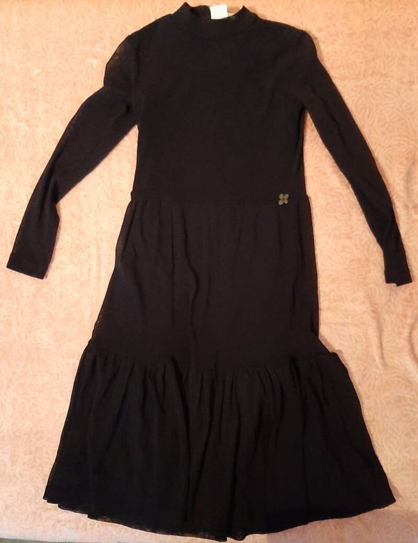 Street Called Madison zwarte lange jurk