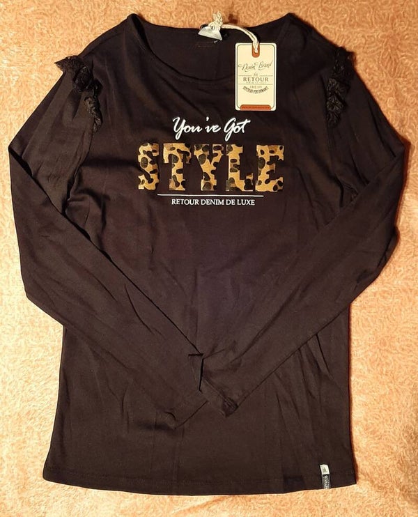 Retour zwarte longsleeve