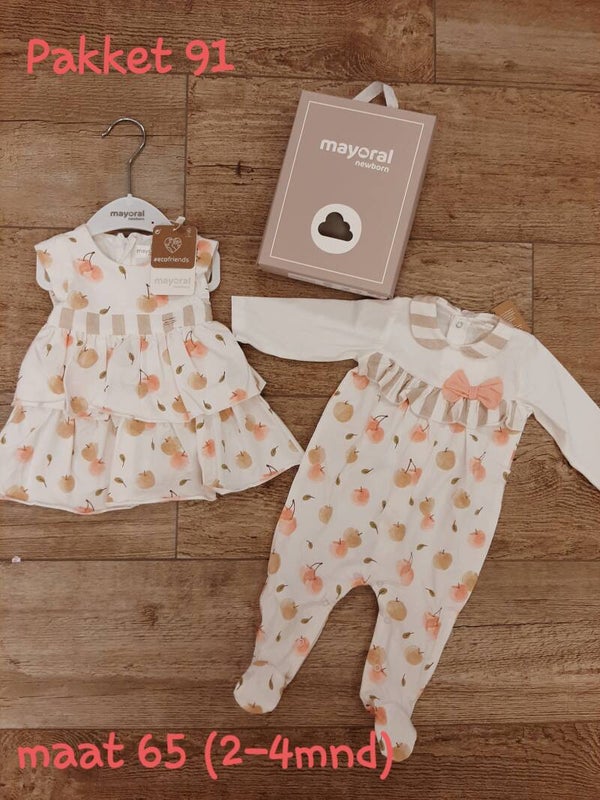 Pakketnr 91 maat 2-4 maanden
