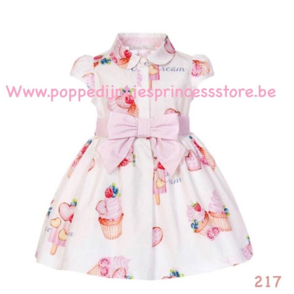 Jurk cupcake wit 217