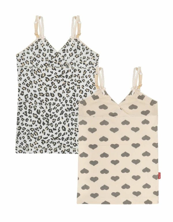 Girls Singlet 2 Pack Panter