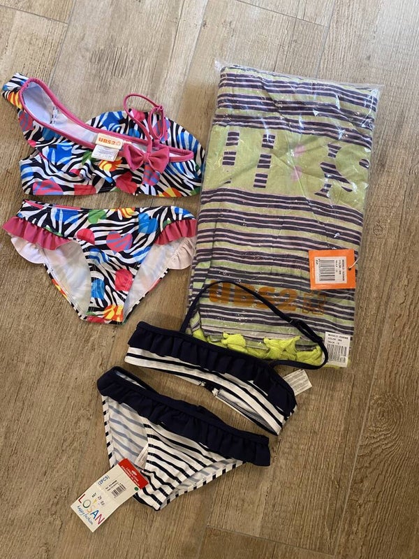 Badkledingset 218 met Strandlaken maat 8 Jaar