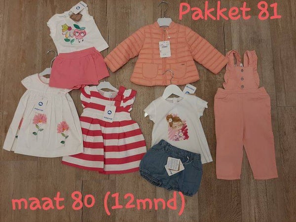 Pakket 81 maat 12m Mayoral
