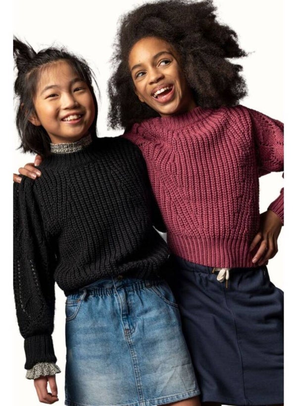 SCM zwarte knit sweater 5339-098