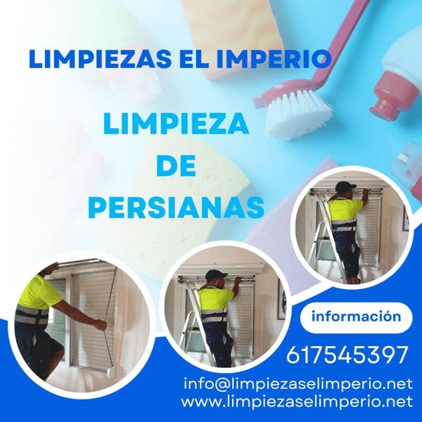 LIMPIEZA DE PERSIANAS