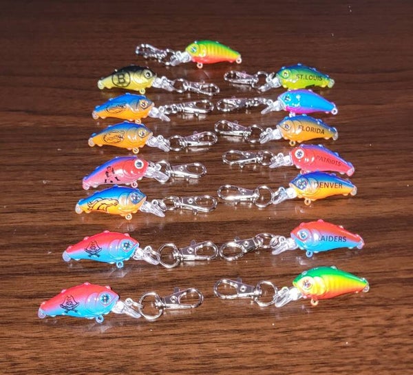 Keychains (no treble hooks), Earrings