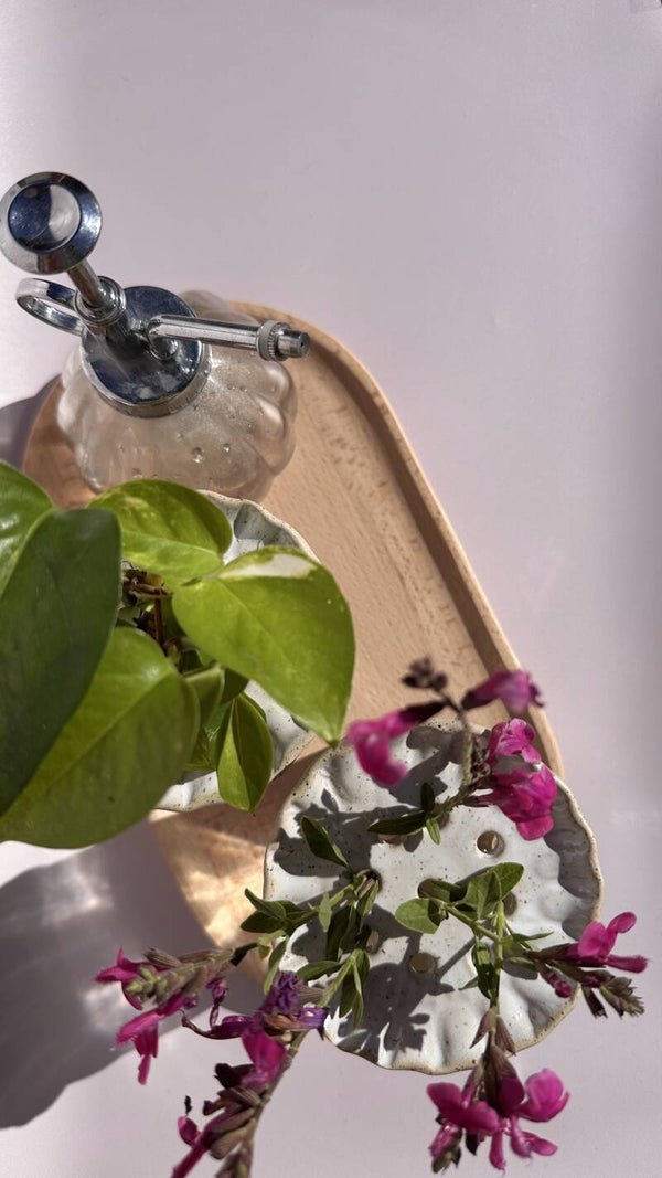 Bobèche fleurs