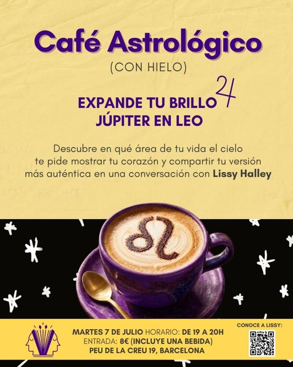 Café astrológico (con hielo): Júpiter en Leo