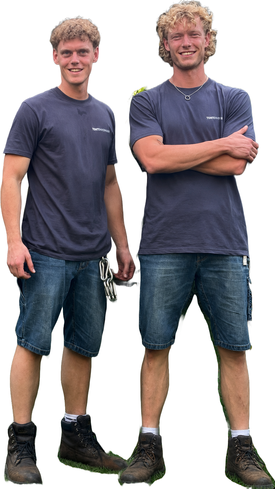Eigenaren Jan en Daan