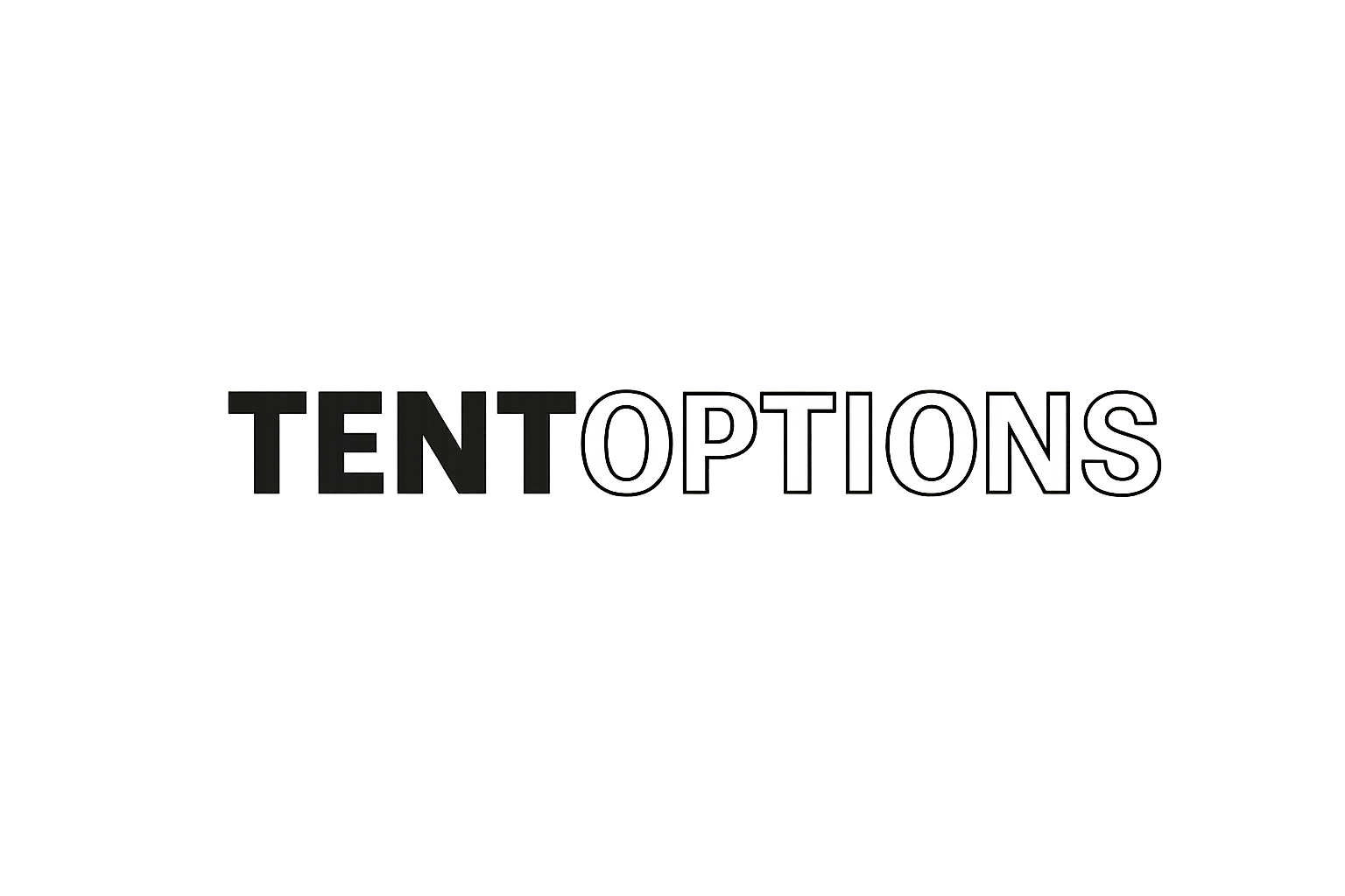 Tentoptions tekstlogo