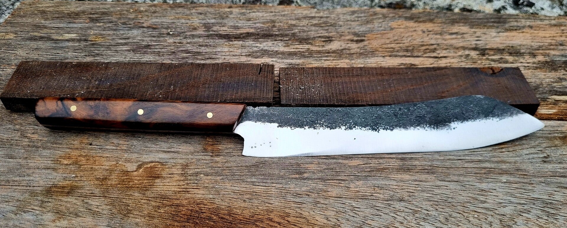 Couteau de cuisine forgé en acier carbone 100C6