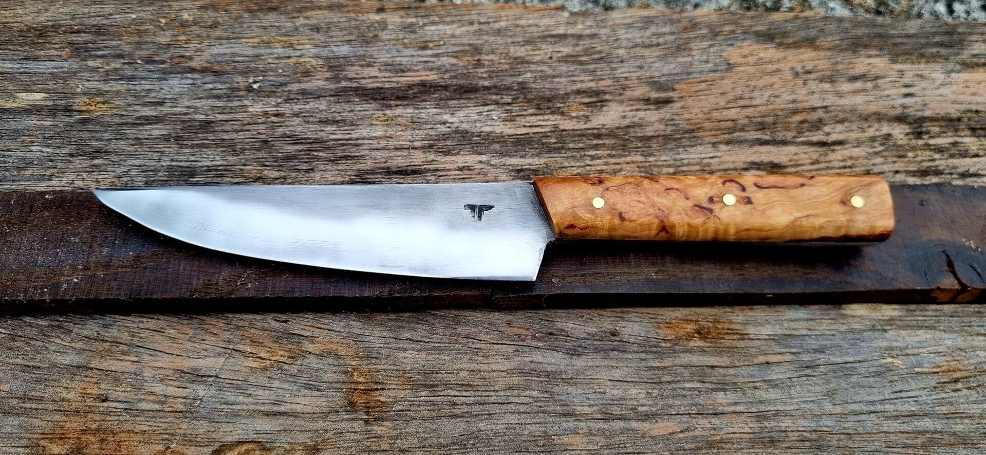 Couteau d'office de cuisine forgé en acier carbone 100C6
