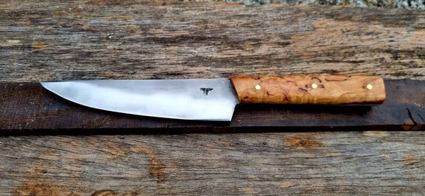 Couteau d'office de cuisine forgé en acier carbone 100C6