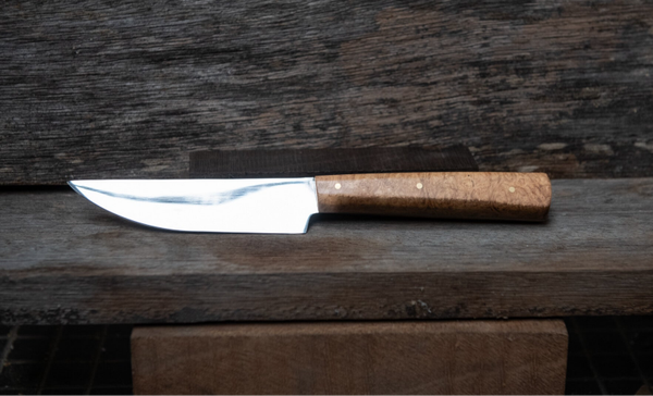 Couteau de cuisine forgé en acier carbone 100c6