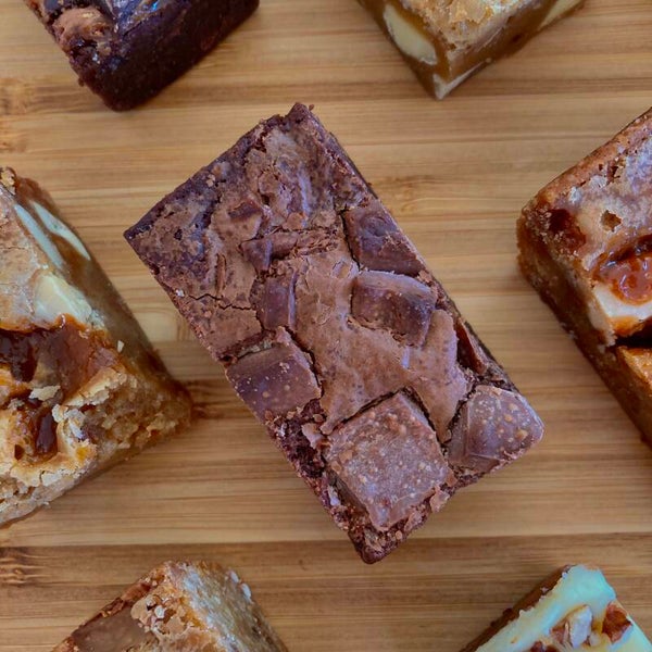 Brownie met espresso en melkchocolade