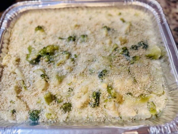 Family Style Broccoli and Cauliflower Bake