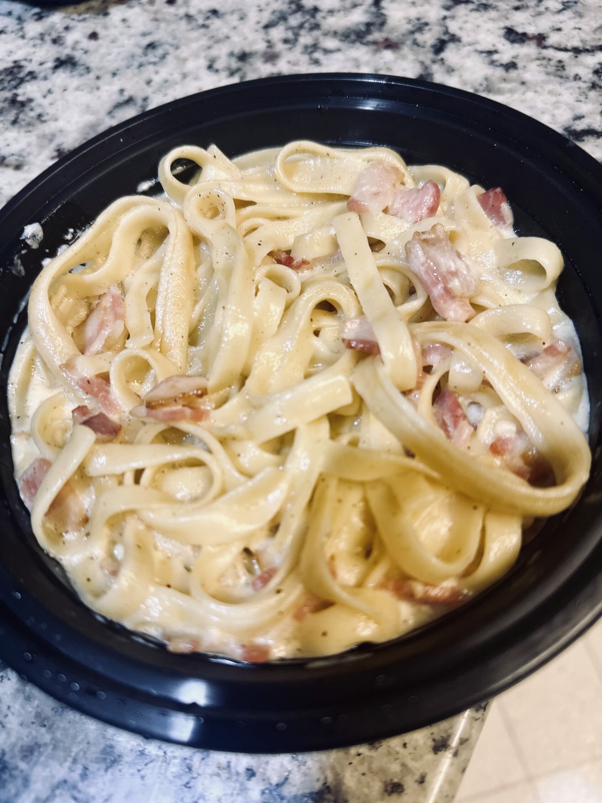 Individual Fettuccine Carbonara