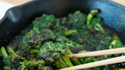 Steamed Teriyaki Broccoli
