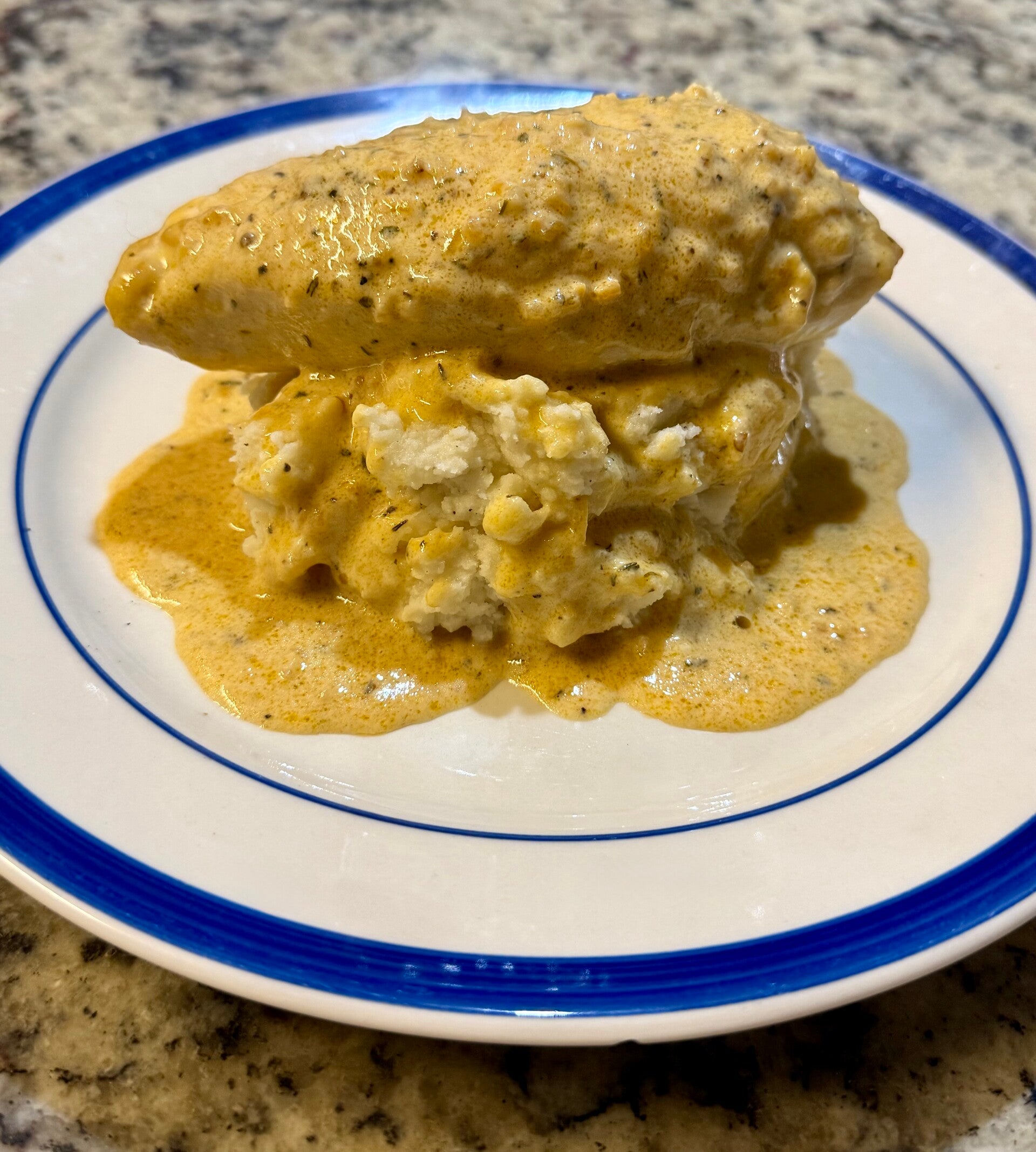 Portioned Chicken with Tuscan Cream and Fresh Herbs