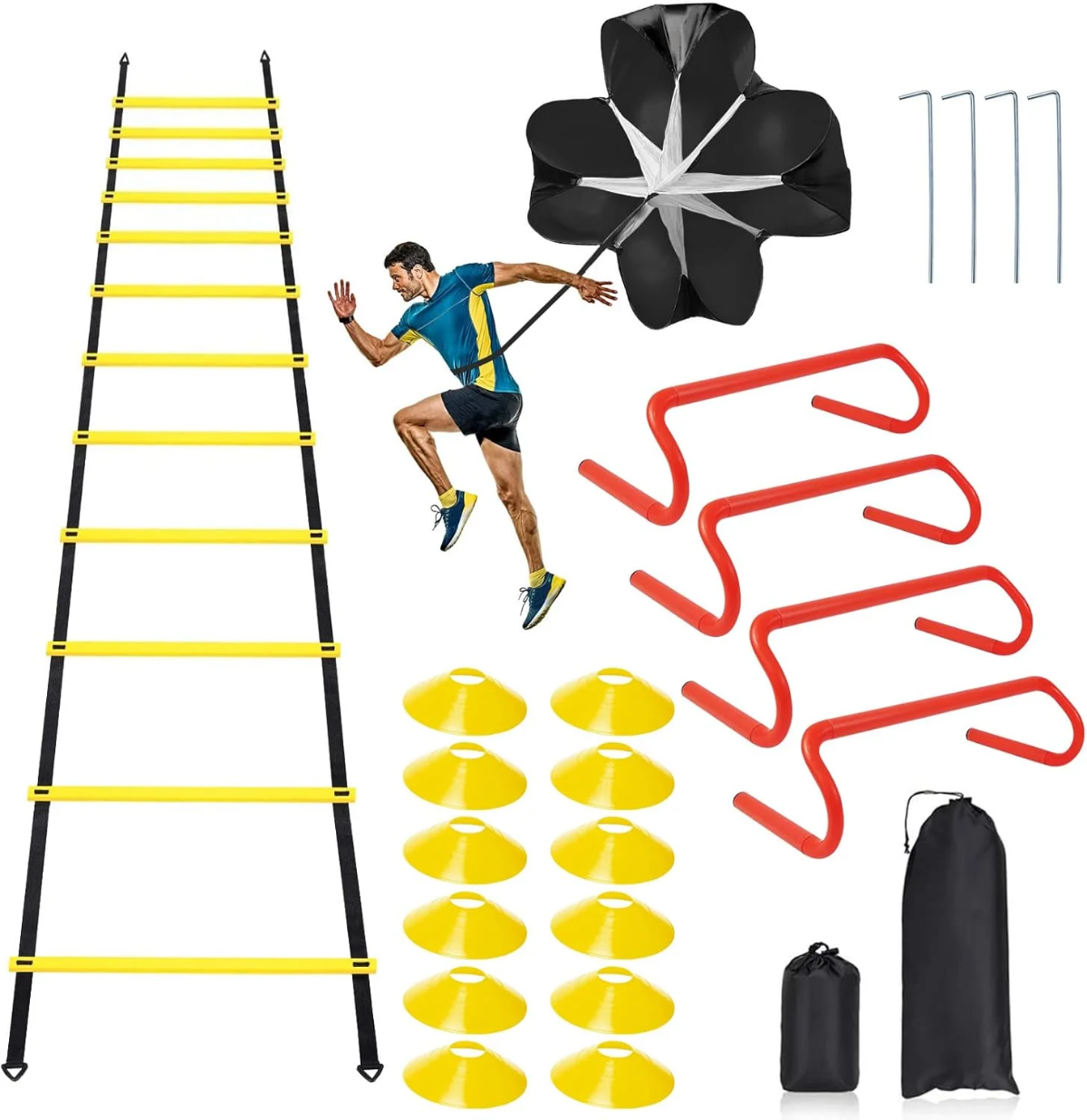 Sport Speed Ladder – Trainingstool voor Voetbal & Sportcamp