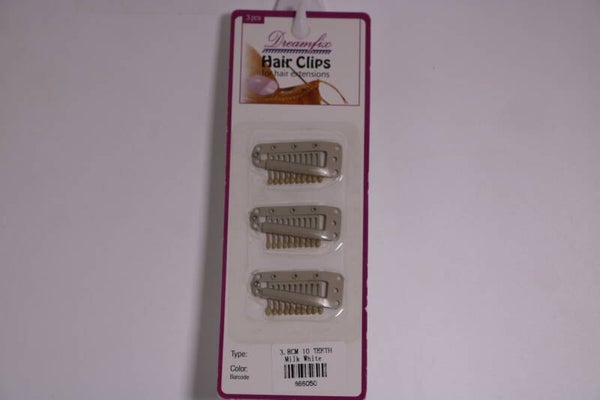 Haar-Clips 03 Stück für Extensions.