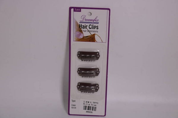 Haar-Clips 03 Stück für Extensions.