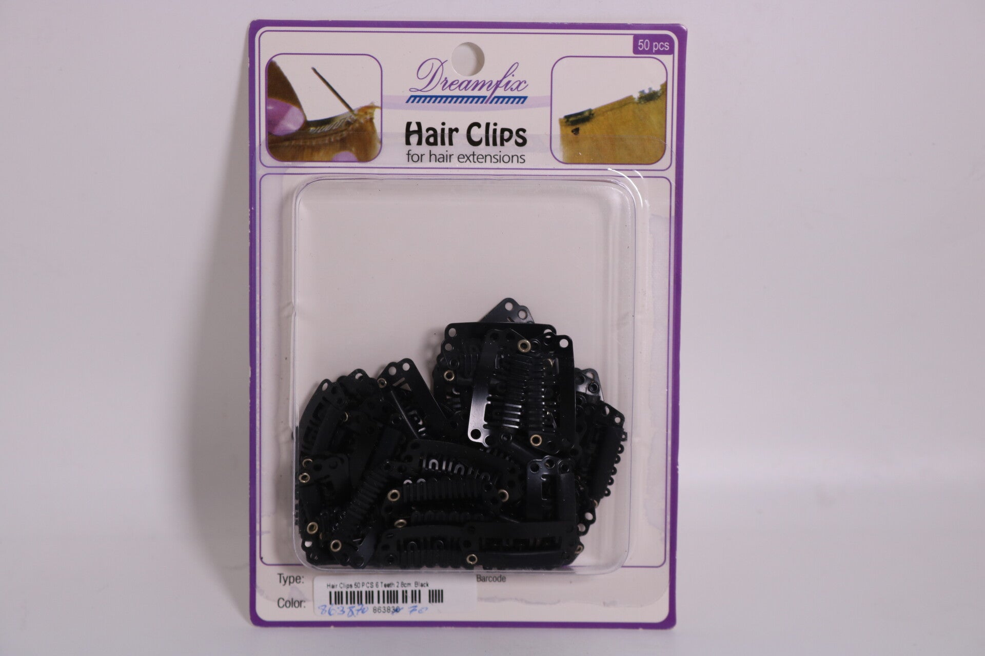 Haar-Clips 50 Stück für Extensions./Hair Clips 50 pcs. for Extensions.