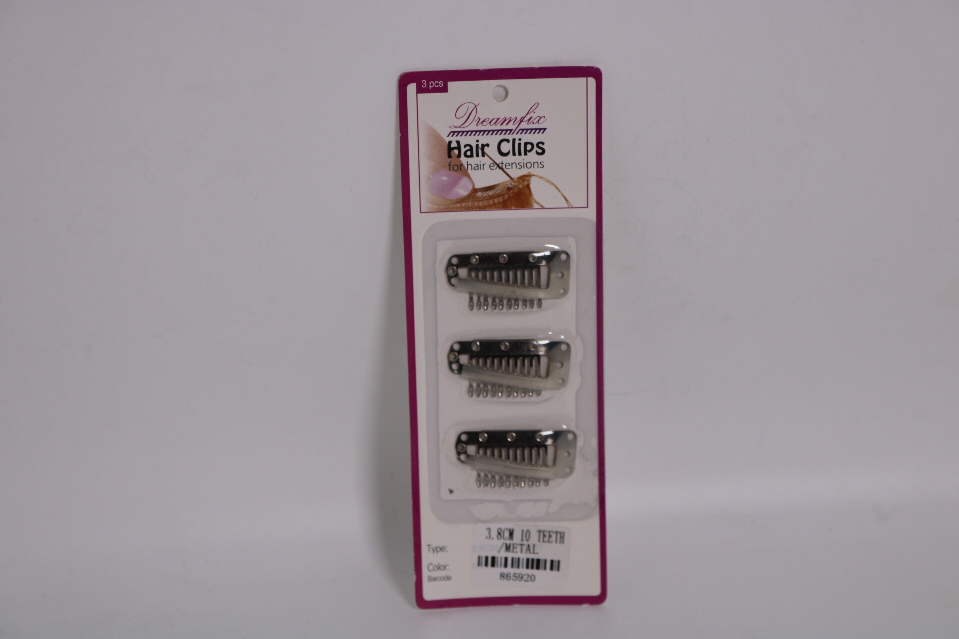 Haar-Clips 03 Stück für Extensions.