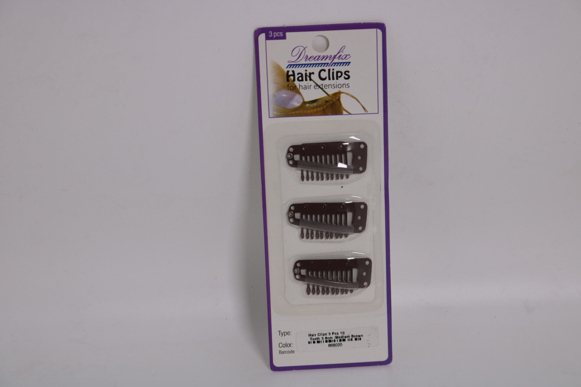 Haar-Clips 03 Stück für Extensions.