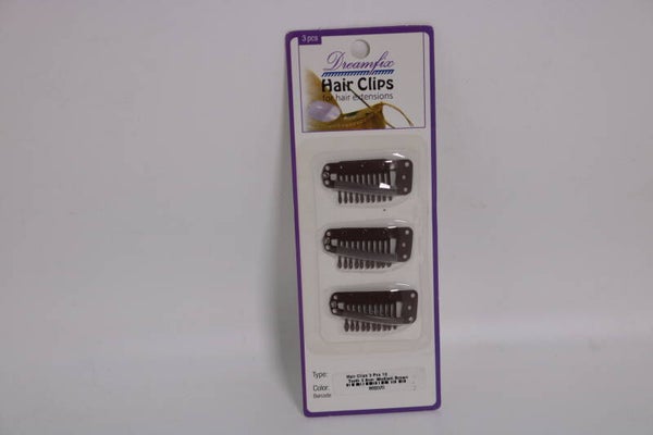 Haar-Clips 03 Stück für Extensions.