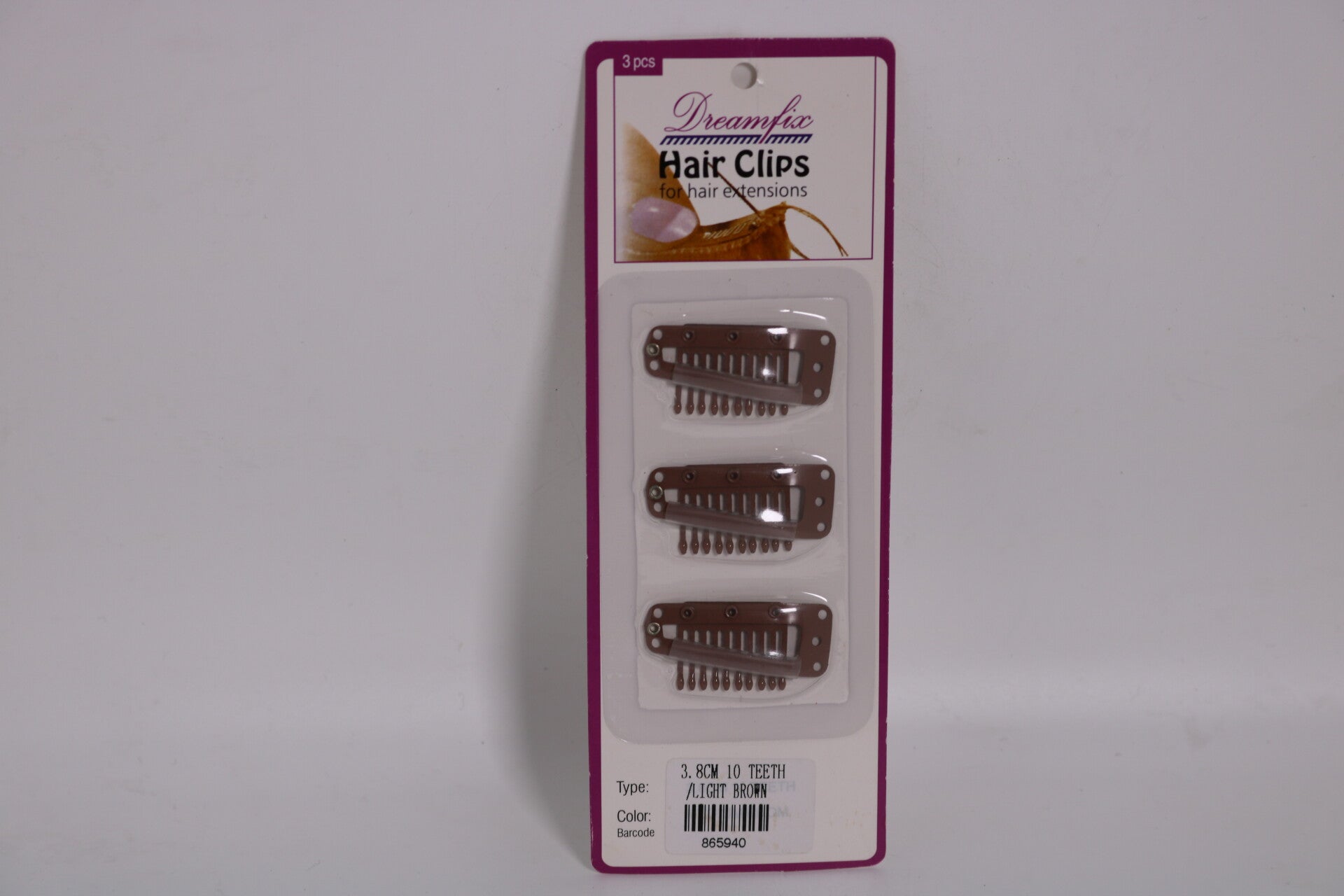 Haar-Clips 03 Stück für Extensions.