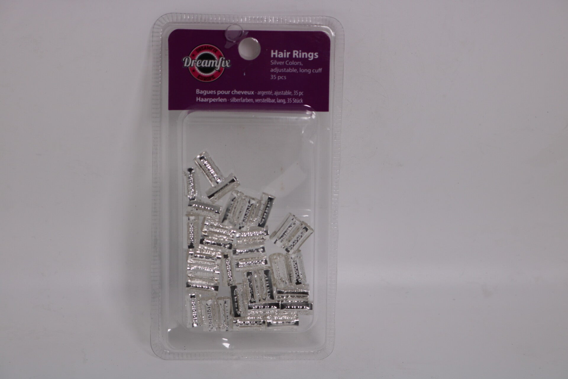 Haarperlen/Hair Beads. Silber Lange. (35 Stücke).