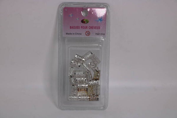 Haarperlen Lange Groß/Hair Ring Longer. Silber Longer Big. (35 Stücke).
