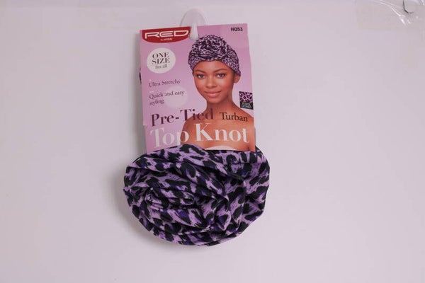 Top Knot Pre-Tied Turban