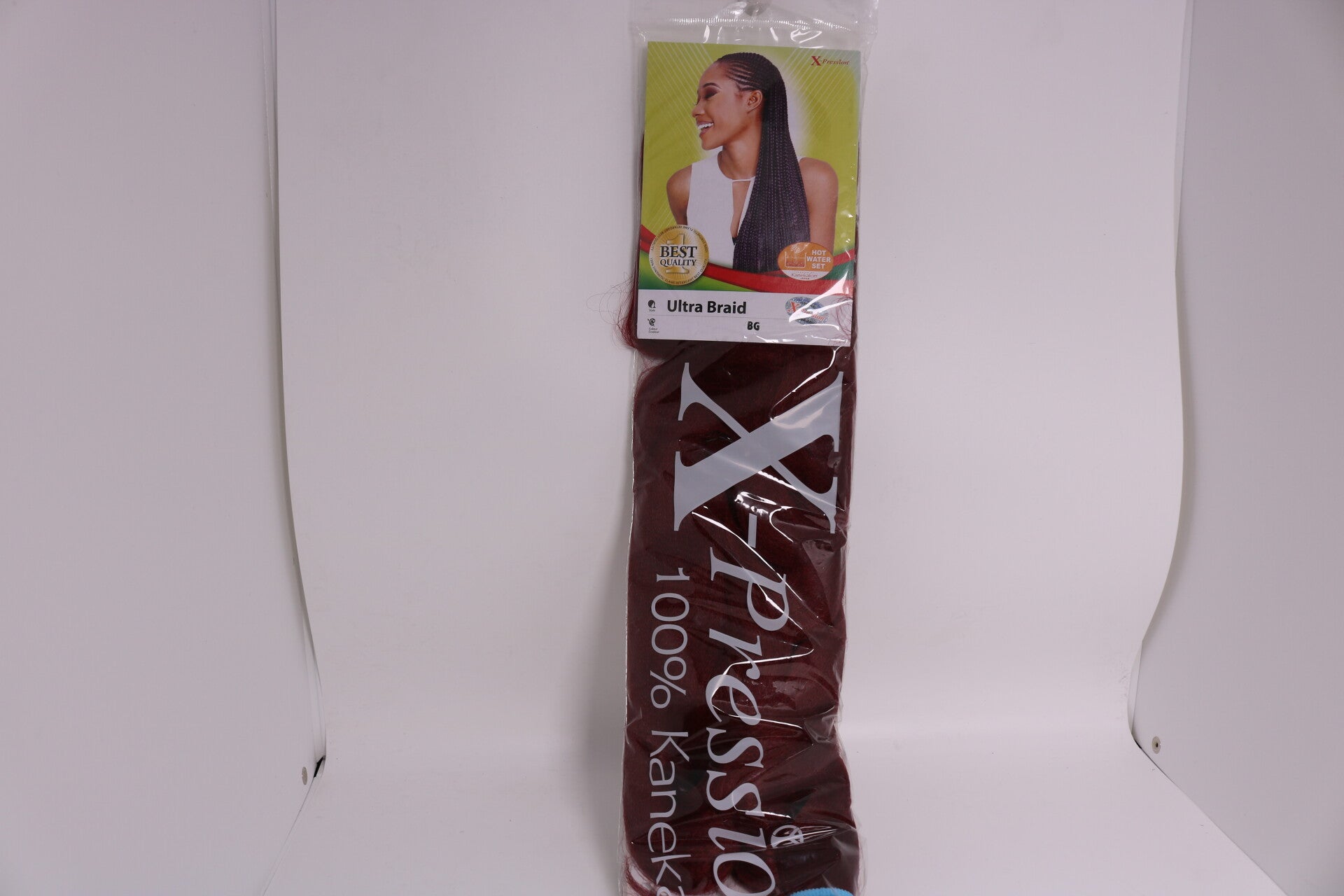 X-Pression Ultra Braid Two Tone 82" – 165 g (Burgundy)